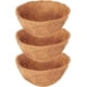 thumbnail image 1 of Nvzi Paquete de 3 forros de repuesto para cestas colgantes de 20 pulgadas, 100 % fibra de coco natural, redondos, para flores y verduras., 1 of 4