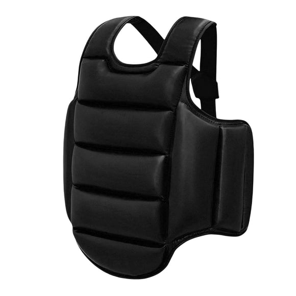 Protector de pecho de karate, almohadilla de protección de escudo ajustable, equipo de escudo de costillas, chaleco protector de Taekwondo Mma para DYNWAVEMX Protector de pecho de kárate