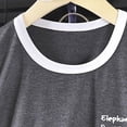 thumbnail image 4 of KPOPLK Boys Pajamas Two Piece Solid Color Pajama Teen Boy Crewneck Sleeveless Tank Top Shorts PJS Set for 1-16 Years Size 6-7 Years, 4 of 7