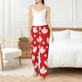 thumbnail image 6 of Lsque Maple Leaves Print Women's Pajama Pants, Lounge Pant - Comfortable Home Wear,Elastic Waistband, Stylish Design-Small, 6 of 9