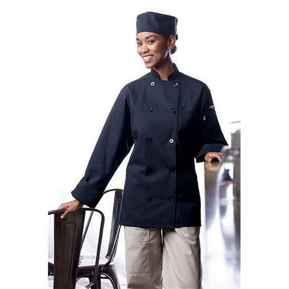 0488-1607 Orleans Chef Coat in Navy - 3XLarge