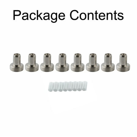 

Goodhd 10 sets of 7MM ceramic sleeve connectors for optical fiber visual fault locator