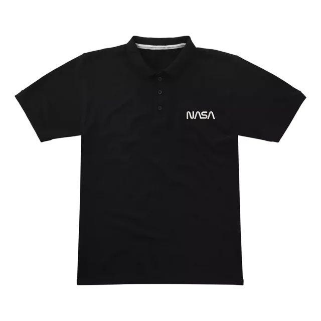 Playera Tipo Polo Piqué Hombre Nasa Worm Mono Bordado