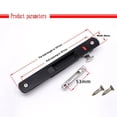 thumbnail image 4 of zinc alloy 90 Single Side Hook Lock Glass Balcony Sliding Door Lock Bolt, 4 of 9