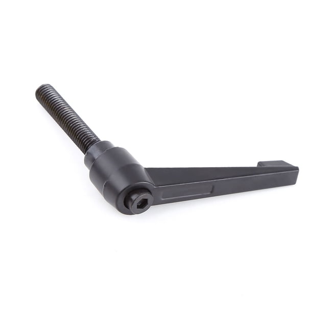 Ajustable Palanca De Sujeción M10 Rosca Macho aleación De 25 A 50 Mm, Palanca De Sujeción Ajustable Recubrimiento Eléctrico, De Sujeción Ennegrecido Para