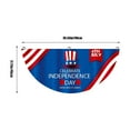 thumbnail image 2 of Darzheoy American Flag Patriotic Bunting USA Pleated Fan, 1.5X3 ft Large US Bunting Flags Half Fan 4th of July Decorations US Flag Banners Independence Day Memorial Day Outdoor Decor, 2 of 8