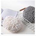 thumbnail image 2 of Fuzzy Ball Quick-Drying Hand Towel,hanging kitchen towels for bathroom,Hanging Hand Towels for Bathroom,Kitchen Towels(2pcs gray), 2 of 5