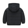 thumbnail image 6 of SERTG Children Fashion Solid Color Lightweight Down Coat Long Sleeves Fall Winter Casual Outwear Down Jacket for Kids 3-16 Years (Black#2,9 Years), 6 of 6