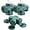 Green, variant on WarmHaven  Outdoor 3 Way Plug Adapter, Multi Plug Outlet Waterproof, 1 to 3 Power Splitter, Electrical 15A Multiple Outlet Extender with Cover for Outside Garden Garage, Green, ETL Listed, 3 Pack