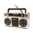 thumbnail image 1 of RONSHIN RX-880D Portable Radio Recorder Speakers Retro Antique Style Cassette Radio For Outdoor Multi-band Radio, AM, FM, SW, USB, MP3, 1 of 9