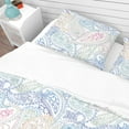 thumbnail image 4 of Designart 'Indian Paisley Pattern' Bohemian & Eclectic Duvet Cover Set, 4 of 4