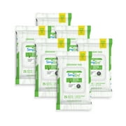 Simpleaf Flushable Wet Wipes | Eco- Friendly, Paraben & Alcohol Free | Hypoallergenic & Safe for Sensitive Skin | Soothing Aloe Vera & Vitamin E Formula | (25-Count) 6 Pack…