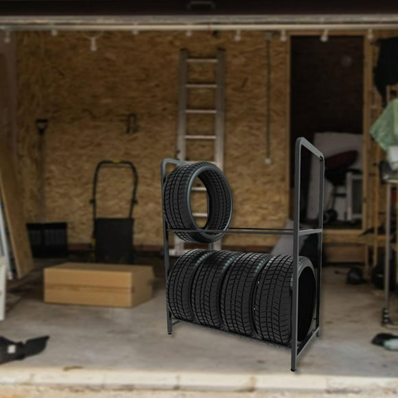 Elodie Rolling Tire Storage Rack Durability Easy to Install Professional Heavy Duty Large