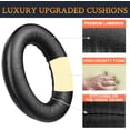 thumbnail image 3 of SOULWIT Lambskin Earpads Replacement for Bose QuietComfort 45 (QC45)/QuietComfort SE (QC SE)/New Quiet Comfort Wireless Over-Ear Headphones, Ear Pads Cushions with High Density Foam - Brilliant Black, 3 of 4
