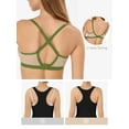 thumbnail image 3 of LUCKMEEY Sheer Mesh Plunge Bras for Women Crossable Straps Wireless Triangle Everyday Bra, 3 of 6