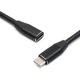 thumbnail image 3 of CRILSTYLEO 1Ud Cable Extensor Tipo C Negro Para Y Transferir Datos Con Conector Macho A, 3 of 8