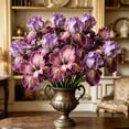 thumbnail image 4 of Ke1Clo Artificial Bearded Flower Oil Painting Style, EVA Touch Fake Flowers with Natural Colors, Faux Floral for Home Living Room Bedroom Wedding Decoration, 4 of 7