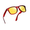A-Transparent red frame/Night vision yellow lens