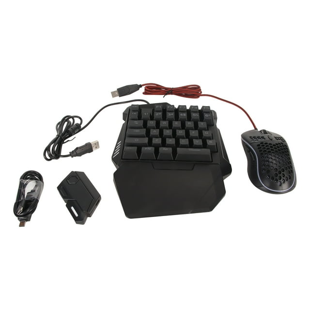 Keypad Mouse Adapter Set,Keyboard Mouse Converter Turbo Keyboard Mouse Converter Combo Keyboard Mouse Converter Sturdy Construction