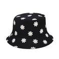 thumbnail image 2 of Chapeaux Bob à Moins de 10 $ Noir Chapeau de Pêcheur pour Femme Chapeau Bob Réversible Double Face Chapeau de Soleil Protection Chapeau Pliable Chapeau d'Extérieur Chapeau de Plage, 2 of 3