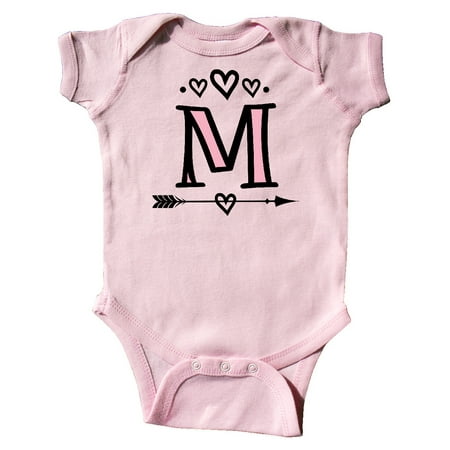 

Inktastic Letter M Monogram Tribal Arrow Gift Baby Girl Bodysuit