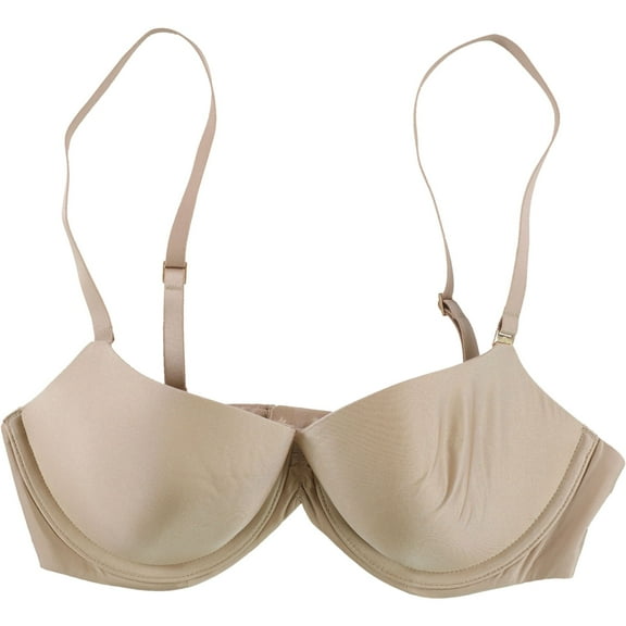 American Eagle Womens Solid Balconette Bra, Beige, 34B