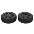 thumbnail image 4 of Neumático De Rueda RC, 1/16 2 Piezas Neumáticos De Coche RC Neumático De Goma Estable Textura Cóncava Y Convexa Profunda Para Vehículo Todoterreno 1/16 RC, 4 of 7