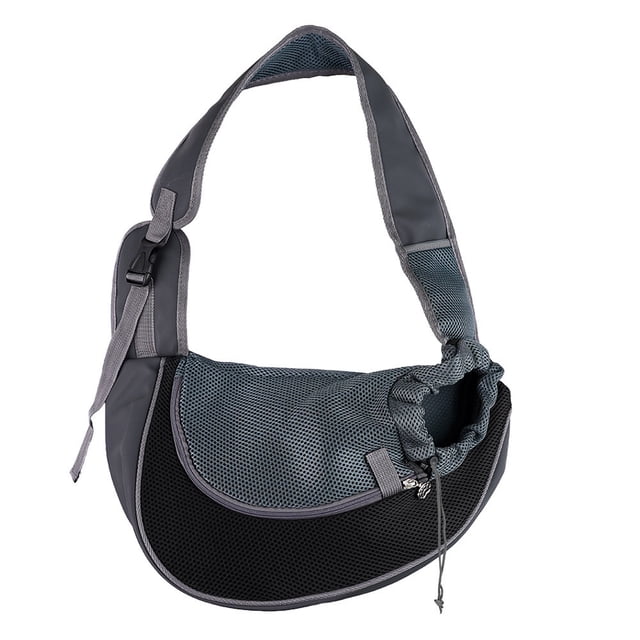 Portabebés para Perros Pequeños | Bolso de Hombro de Malla Transpirable con Manos Libres y Correa Acolchada Ajustable | Bolsa Frontal para Perros y Gatos de Hasta 5 Kg | Viajes, Senderismo, Camping,