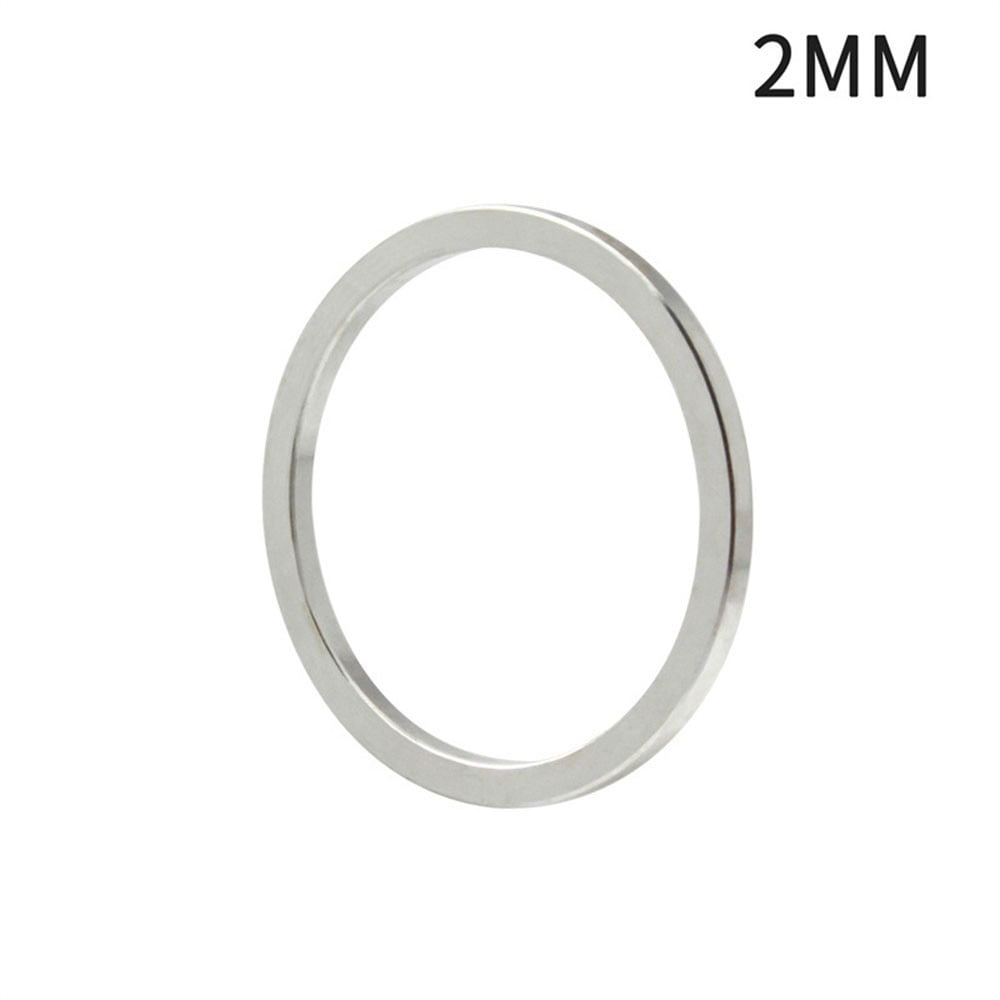 Front Fork Headset Ring Adjusting Washer Gasket Silver 1*0.3/1/2/3mm Bike Alloy 
