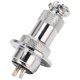 thumbnail image 2 of 2PCS Aviation Plug Connector 2 Pin Round Zinc Based Alloy Shell Silver Plated Copper Wire Connector AC DC 250V 20mm, 2 of 5