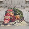 thumbnail image 5 of Christmas Soldier Nutcracker Tree Blanket Fleece Cozy Warm Merry Xmas Lightweight Throw Blanket for Couch Sofa Bed for Adults Kids Boys Teens Gift 50"x60", 5 of 6