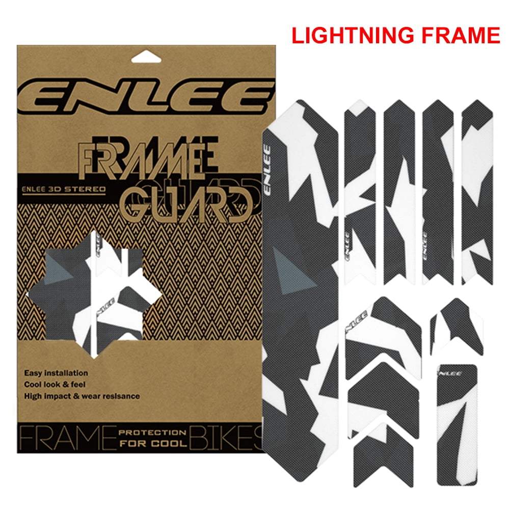 BLEEUS 3D Protective Sticker Mtb Road Bike Frame Sticker Cycling Essentials (Frame)