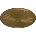 thumbnail image 3 of 33 1/8"OD x 3 1/2"ID x 1 3/8"P Leandros Ceiling Medallion (Fits Canopies up to 5"), Hand-Painted Pale Gold, 3 of 6