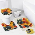 thumbnail image 4 of Bathroom Mat Set, Autumn Abundance Pattern Printed on Bathroom Shower Curtain Sets with Rugs, Perfect for Hotel Dorm Spa Home, 72 x 72 inches, 4 of 8