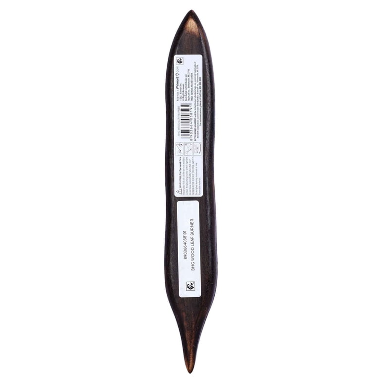 Better Homes & Gardens Wooden Leaf Incense Burner Brown 3-Pack photo 4