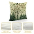 thumbnail image 4 of YINGXI Decorative Throw Pillow Covers, Snowy Forest Cardinal Red Bird Cushion Case Decor, Christmas Holiday Seasonal for Couch 12x12in, 4 of 5