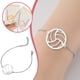thumbnail image 4 of Nueva serie de accesorios deportivos de moda geométrica ronda hueco voleibol de fútbol pulsera de diseño, 4 of 5