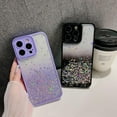 thumbnail image 4 of Gradient Glitter fine Hole All-Inclusive Phone case, Full Star Design, Fresh and Simple, Drop-Proof, for iPhone 15 14 13 12 11 Pro Max Mini XS XR 7 8 Phone Case (Transparent,iPhone 7P/8P), 4 of 8