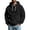 Black, variant on Essentials Hoodie Versatile Men's Zip Up Knit Hoodie Sweatshirt with Full Zip Front and Pockets for Everyday Casual Wear 5XL