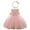 Pink, variant on KAUOD 2Pcs Toddler Baby Girls Dress Pageant Wedding Flower Girls Dress Formal Gowns Embroidered Lace Dress+Headwear