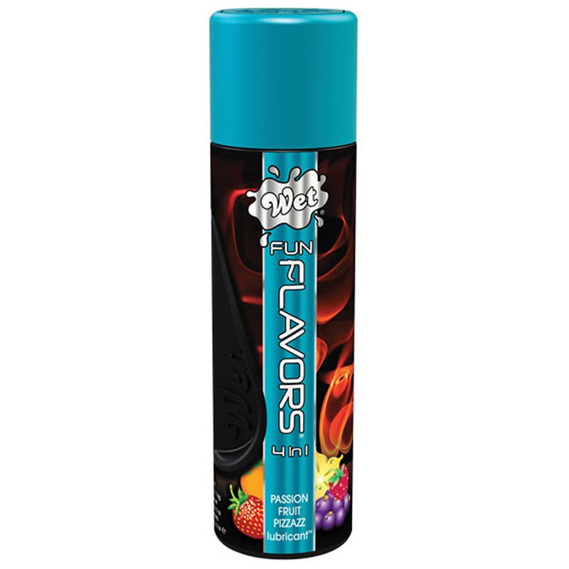 Wet Fun Flavors 4-in-1 Lube - Passion Fruit Pizzazz - 4.1 Fl. Oz