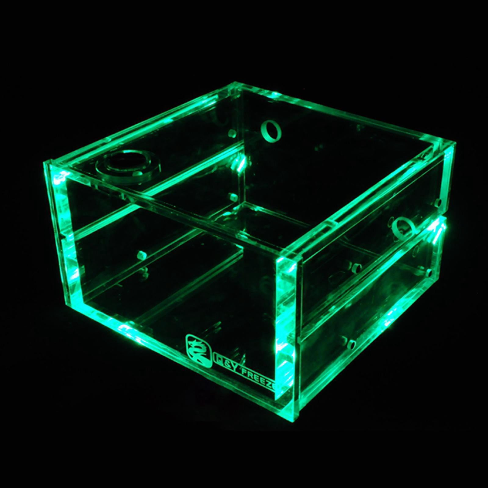 Wzmzjy Water Cooling Tank Dual Optical Drive 1.25L Watercooling Systems for PC Computer