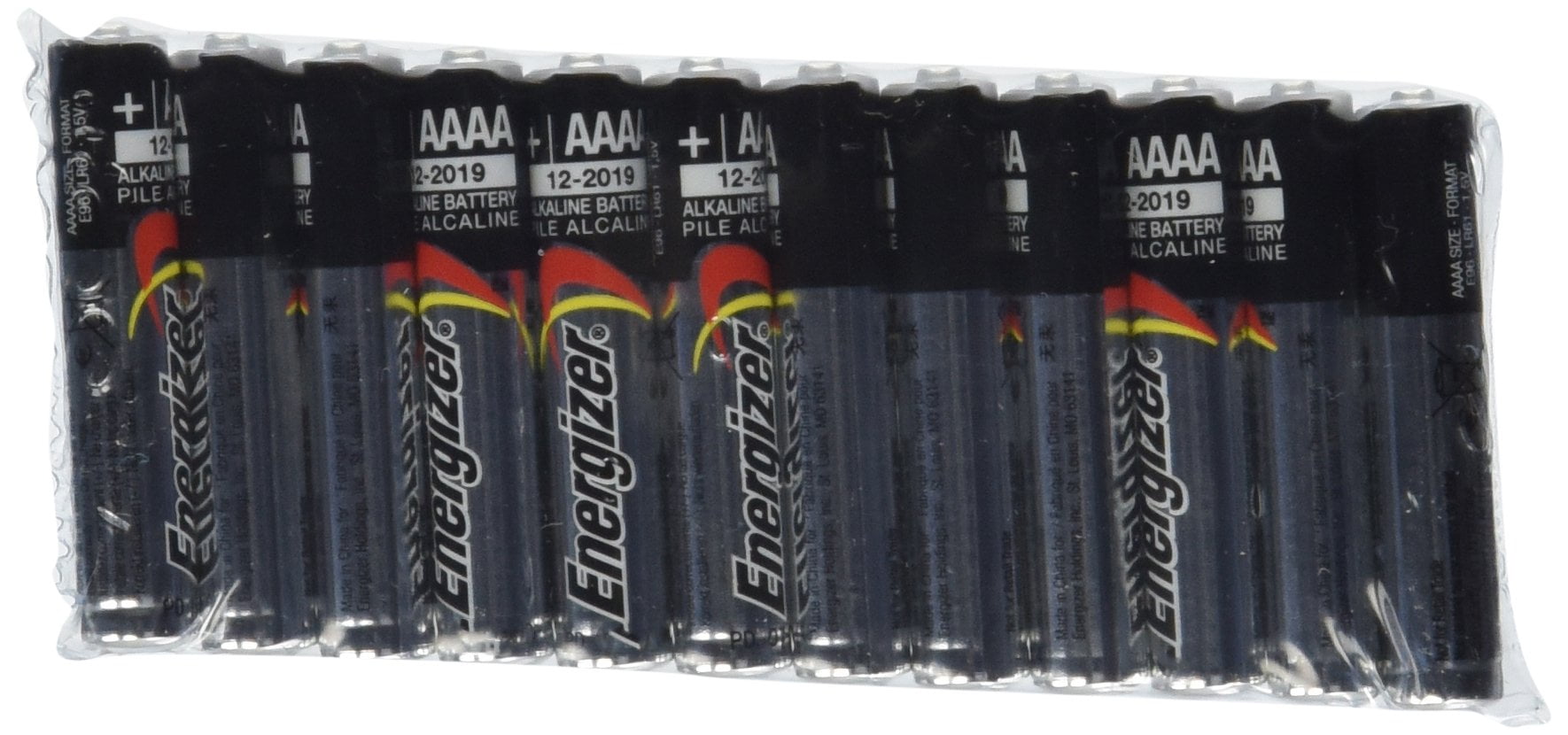 Energizer AAAA Quadruple A E96 Batteries 12 Pack 