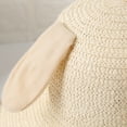 thumbnail image 6 of LNMQLPDBS Toddler Funny Hats Bunny Moving Ears Straw Hat with Pattern Embroided 3 Year Old Gifts Cute Jumping Ear Cap Wide Brim Sun Hat Boys&Girls for Summer-Outdoor, 6 of 8