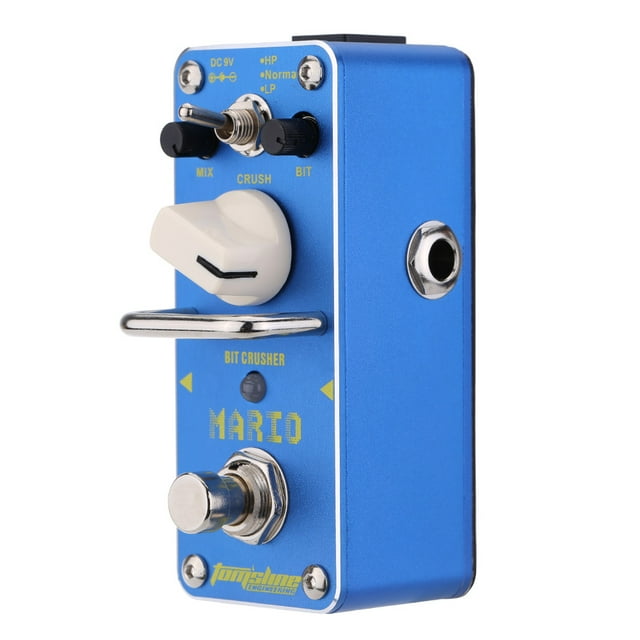 AROMA AMO-3 Mario Bit Crusher Electric Guitar Effect Pedal Mini Single Effect with True Bypass