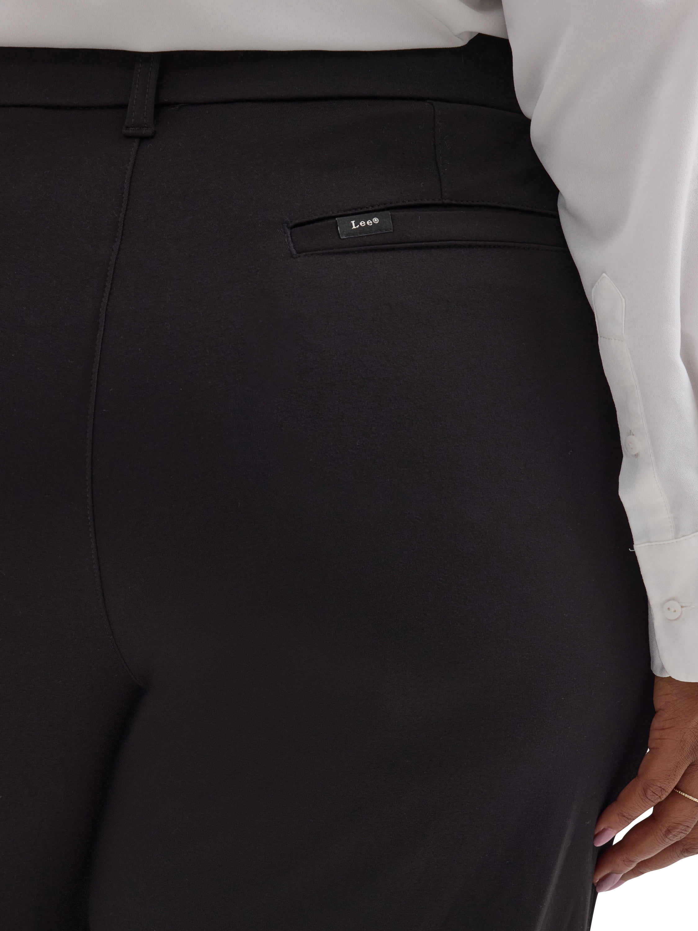 Lee® Women's Plus Pull-On Comfort Waist A-Line Knit Pant