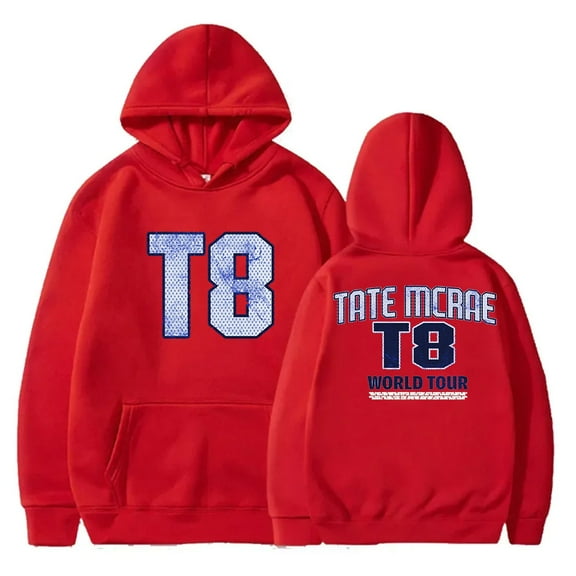 Tate McRae T8 Hoodies Think Later World Tour  Women Men Fashion Casual Streetwear Sweatshirts