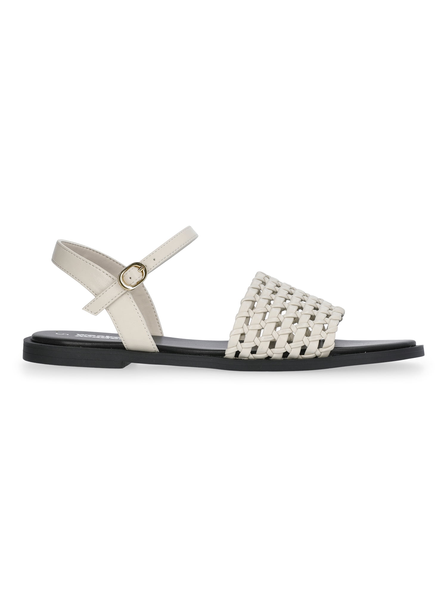 Weekend Academy Girls Faux Leather Woven Sandals