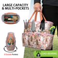 thumbnail image 2 of Garden Tool Bag,Poodle Dog and Flower Floral Garden Tool Organizer,Garden Gifts,Waterproof Multi-Pocket Garden Tool Storage 11.8x5.5x11.4 Inch(Tools NOT Included), 2 of 6