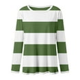 thumbnail image 7 of XIMIN Kids Girls Oversized Cute Color Block Striped Sweaters Long Sleeve Thin Shirts Toddler Mock Neck Sweatshirt Basic Soft Cotton Tees Teen Girl Going Out Tops, 7 of 7